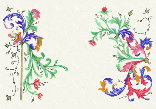 Carte à calligraphier 2