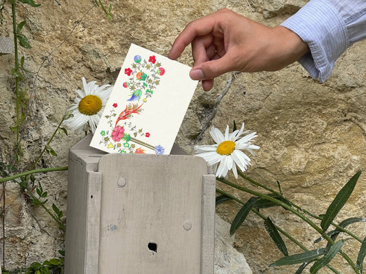 Carte à calligraphier 4