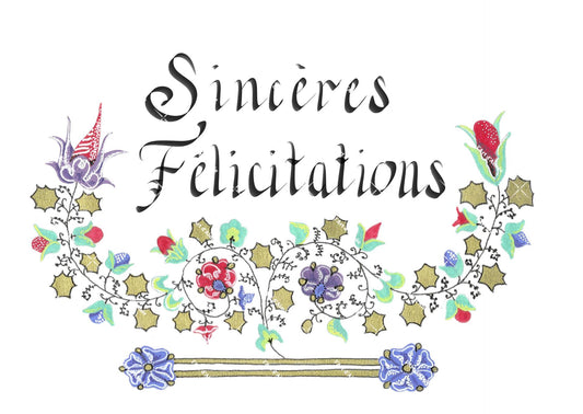 Sincères Félicitations