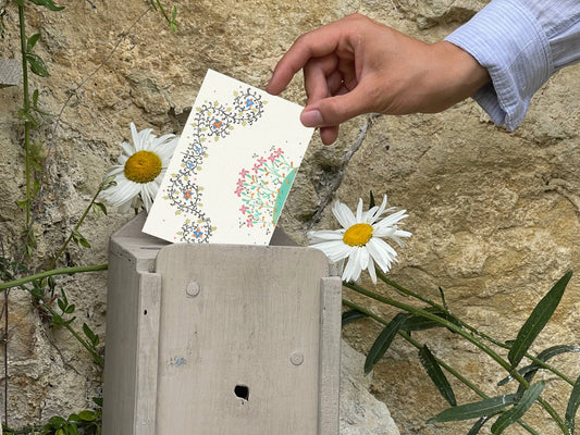 Carte à calligraphier 1