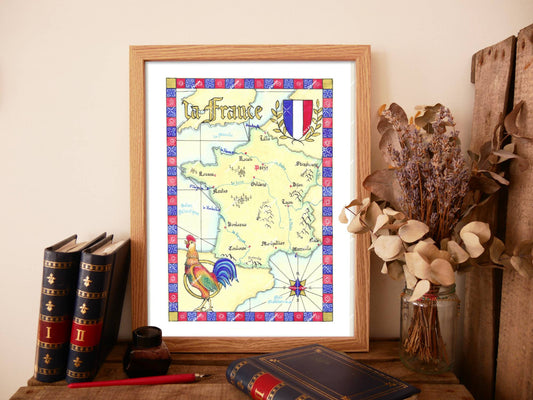 Carte de France - Impression