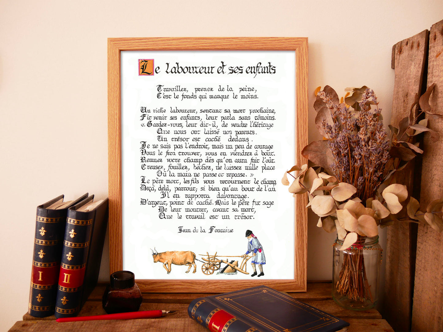 Le Laboureur et ses Enfants - Impression