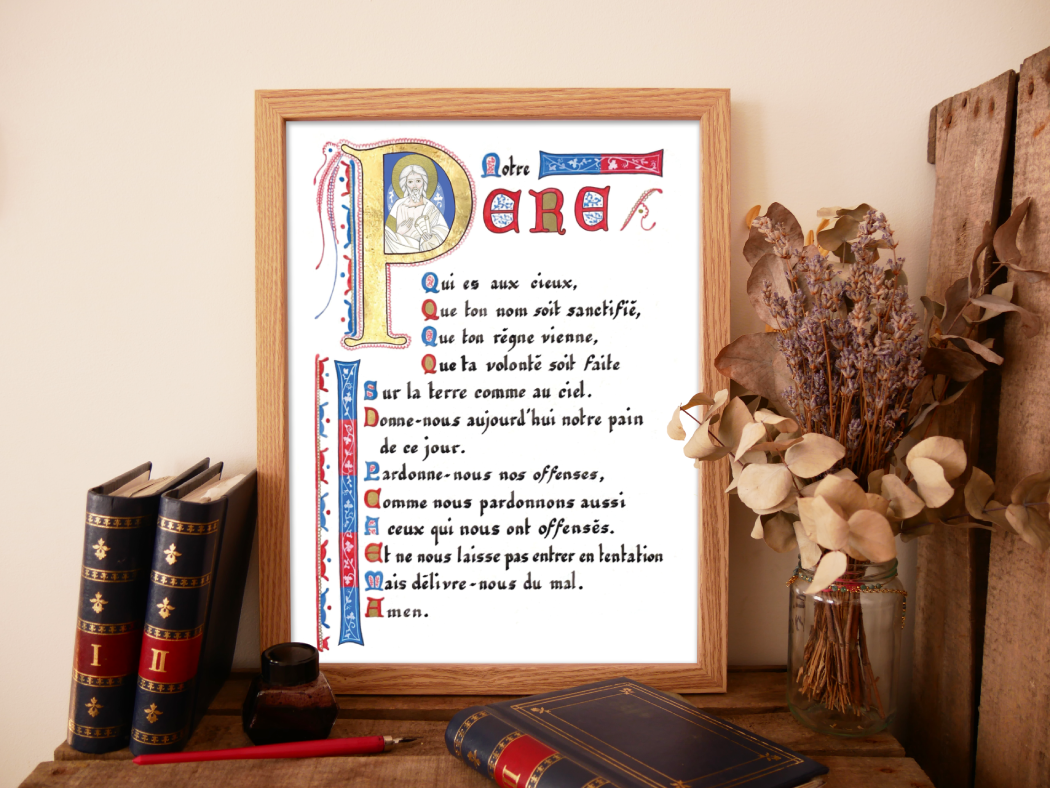 Prière du Notre Père - Impression